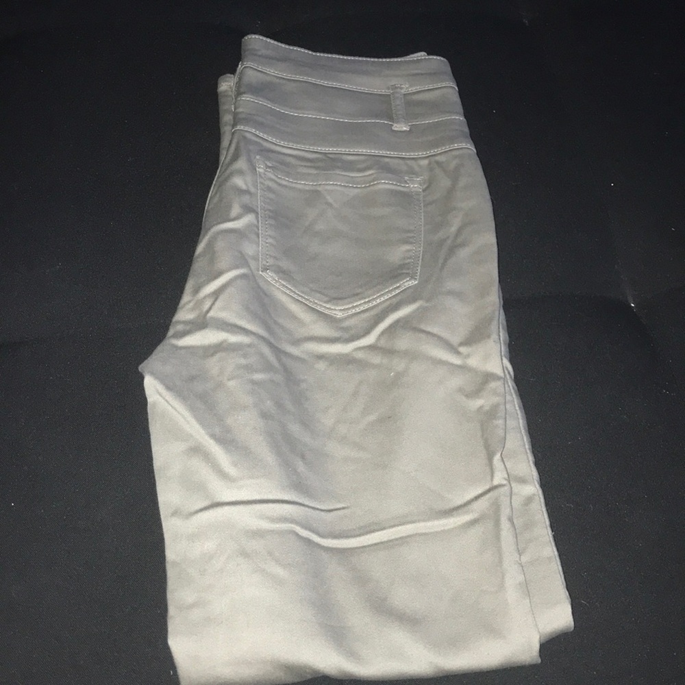 Gray high waisted jeggings
